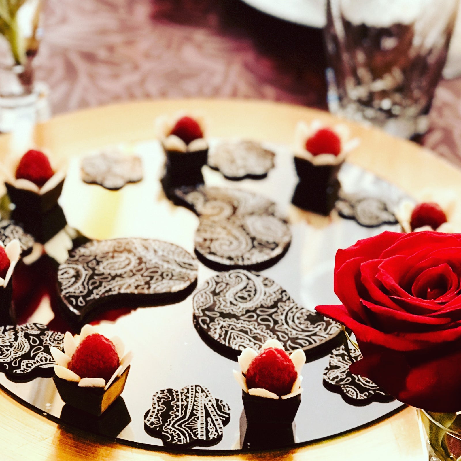 Chocolate Table Scape for the Holidays