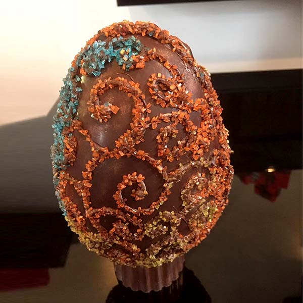 Brocade Easter Egg