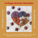 "Give a Little Love" Chocolate Heart Puzzle