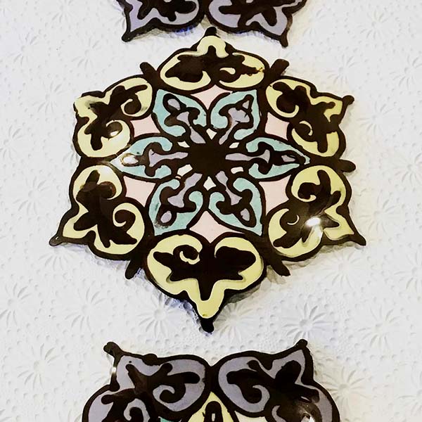 *Hand Painted Chocolate Mandalas