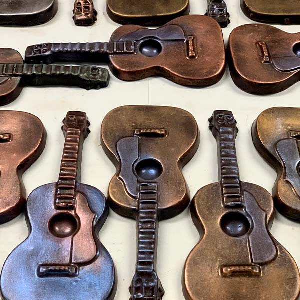 Hand Painted Chocolate Guitar