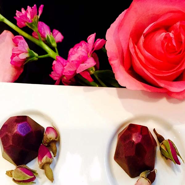 Preserved Rose Petal Truffle