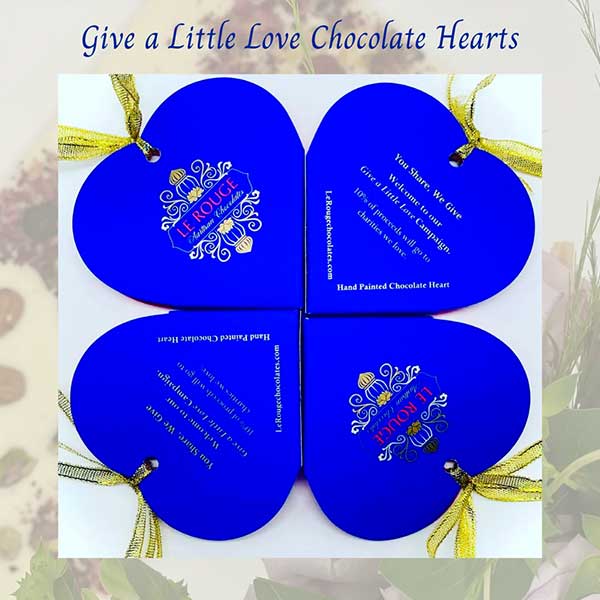 &quot;Give A Little Love&quot; Chocolate Heart