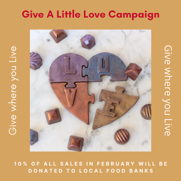 "Give a Little Love" Chocolate Heart Puzzle