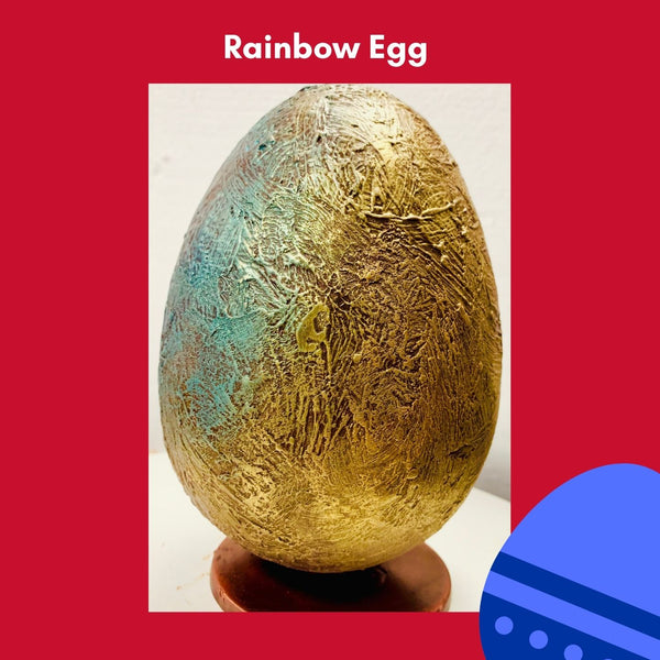 Hand Painted Chocolate Rainbow Egg