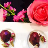 Preserved Rose Petal Truffle - Le Rouge - Handmade Chocolates By Aarti