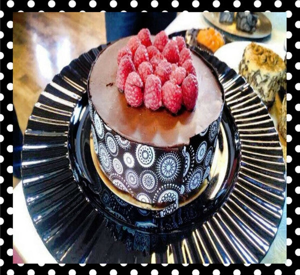Dark Chocolate & Raspberry Mousse Cake